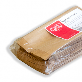 25 dkg-os barna aprócikkes papírzacskó - 3x100 db