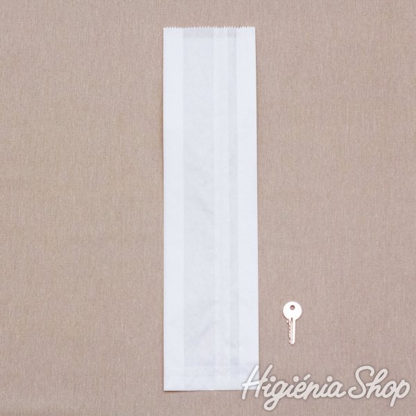 BontaBag Fehér bagettes sütőipari papírzacskó - 1200 db