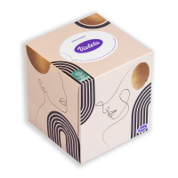 Double Care papírzsebkendő mintás dobozban - 60 db 