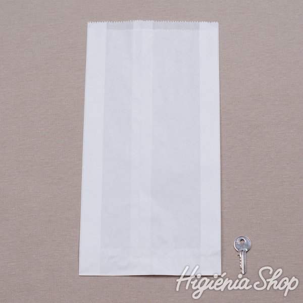 BontaBag 1,5 kg-os fehér hosszú sütőipari papírzacskó - 1000 db