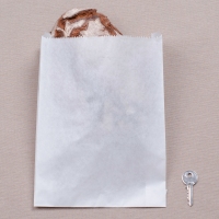 BontaBag Fehér papírzacskó pizzaszelethez - 2000 db